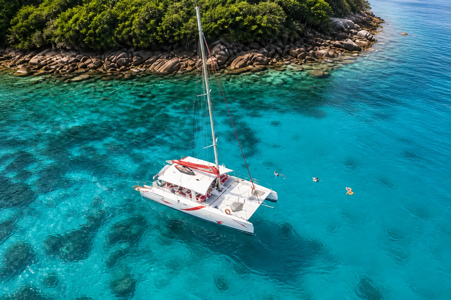 Sea trips, catamarans and yachts